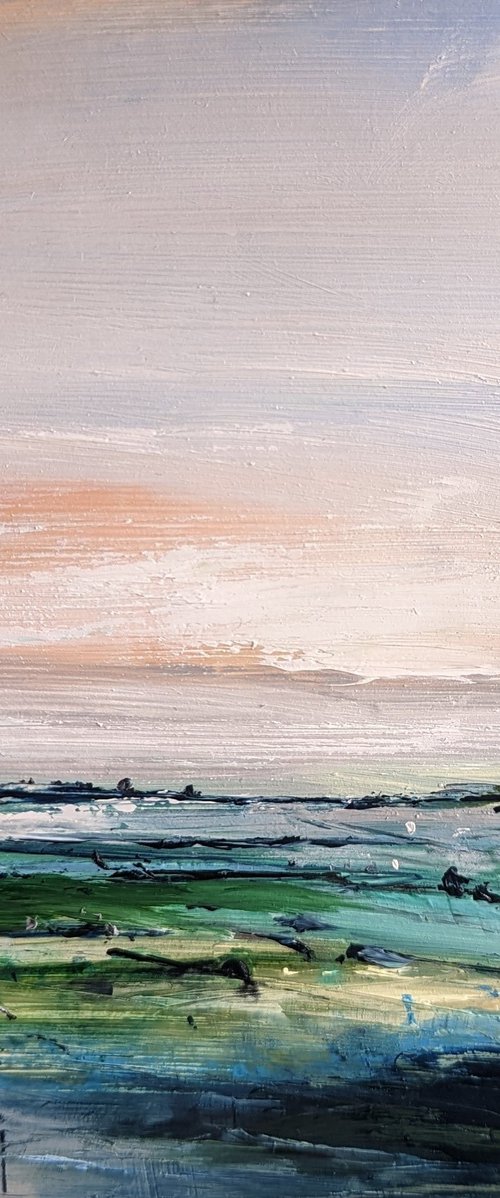 Miniature Abstract Chilterns Landscape #13 by Jo Earl