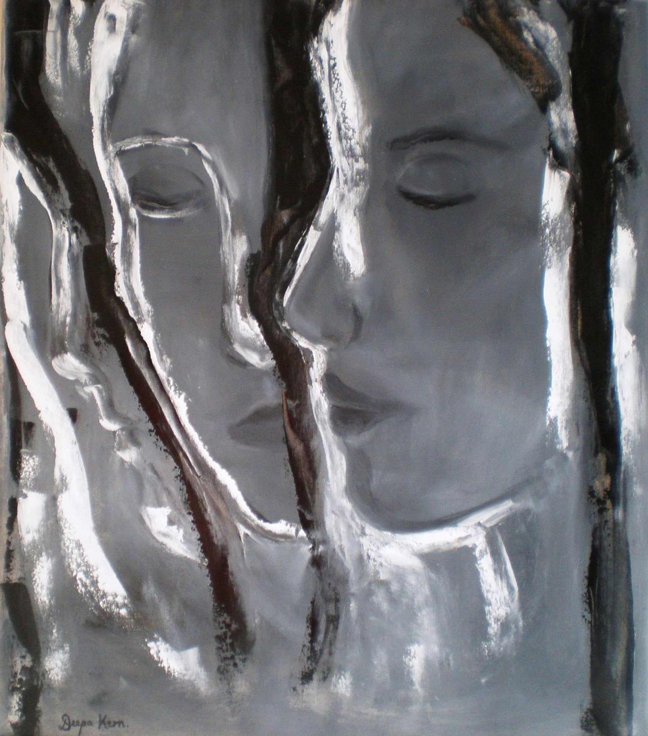 Silhouettes Of A Woman Minimalism Artfinder