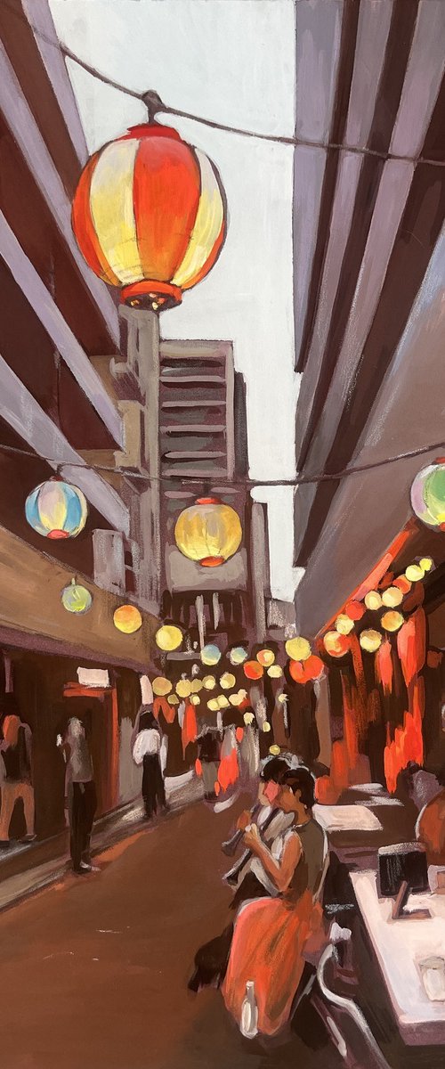 Night festival. Summer. Japan by Guzel Min