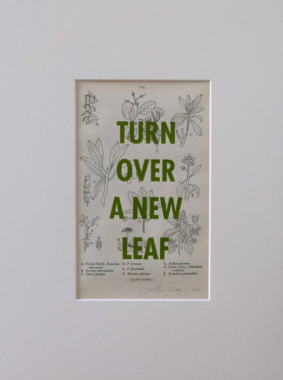 Turn over a new leaf