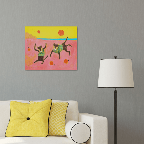 Dance with oranges