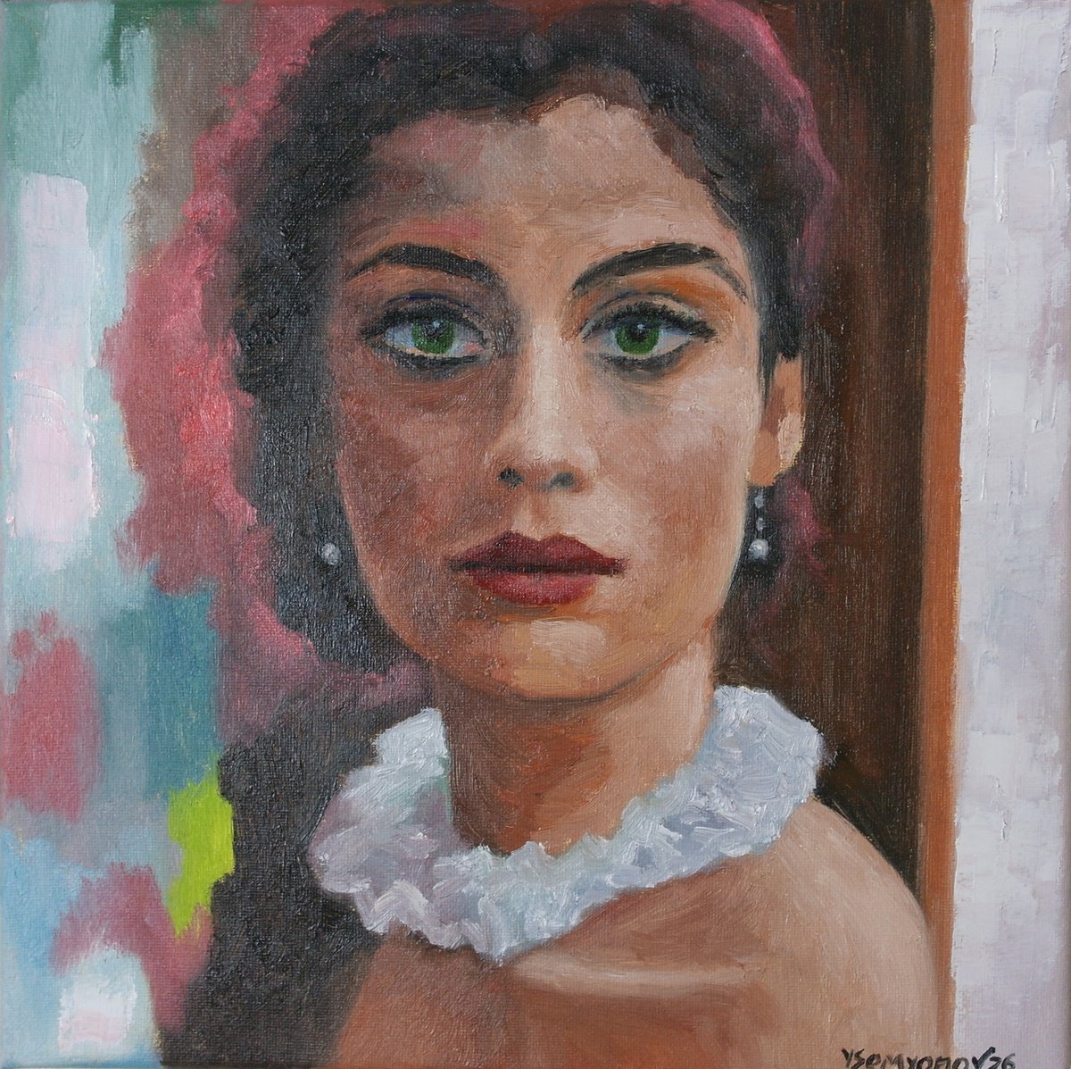 Green Eyes #10 By Juri Semjonov, 12 X 12, Artwork For Sale On Artfinder
