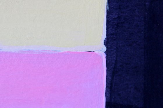 Stacked Pastels Inside Black