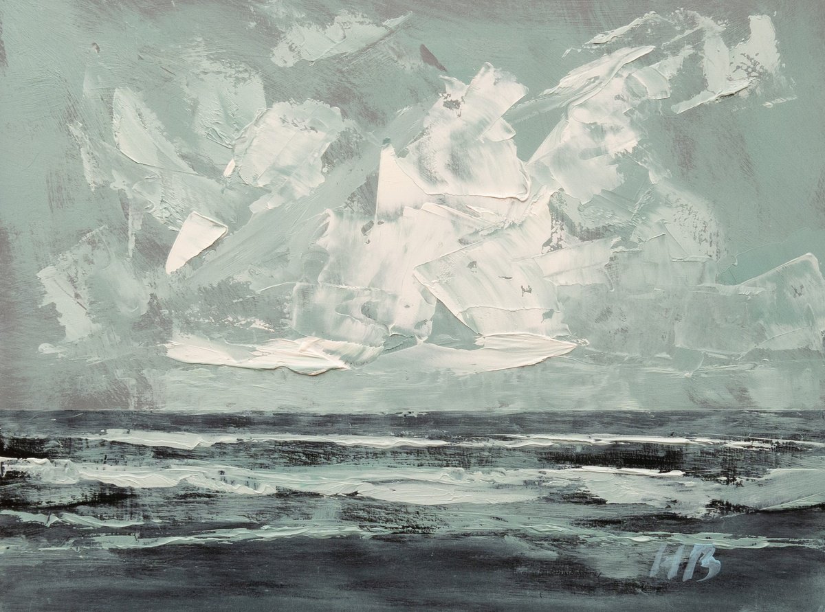 Impressionistic Landscape Oil Painting By Hal Bohner, 12 X 9, Remembering Los Barriles, Original Artwork