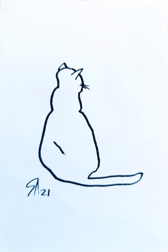 Cat portrait III