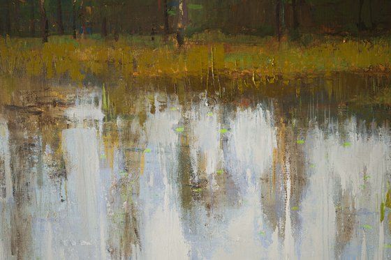 Grassy Waters Preserve 30x30" 76x76cm Oil by Bo Kravchenko