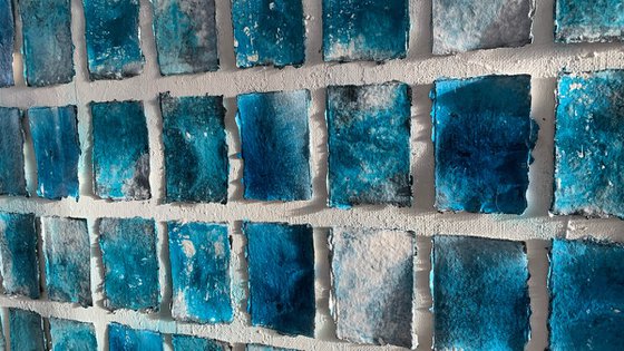 Abstraction No. 124 blue