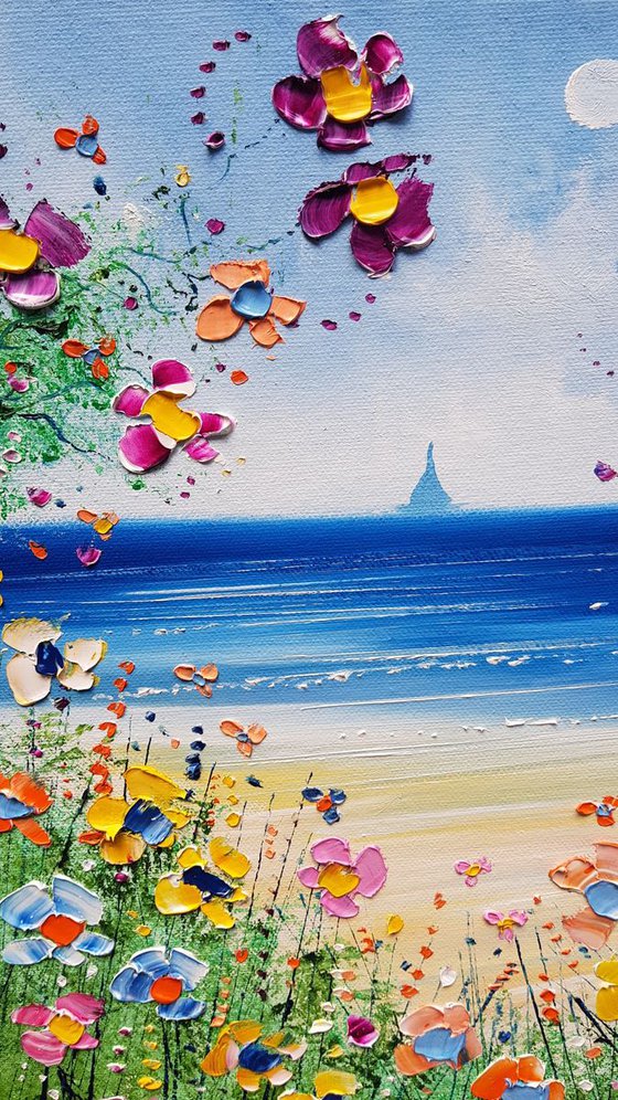 "Sunshine Beach & Flowers in Love"