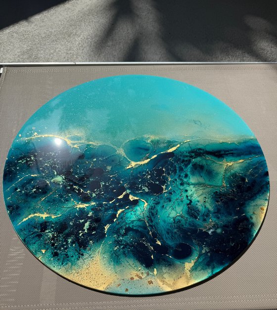 Golden Halo, Blue Depth #3