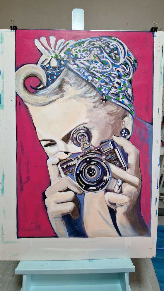 Girl with camera