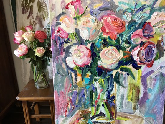 Roses Painting