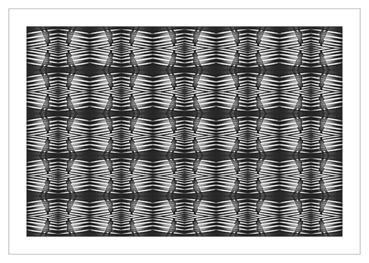 Geometric Abstract Photograph By Beata Podwysocka, 35 X 24, Urban Quilt 7, Original Artwork