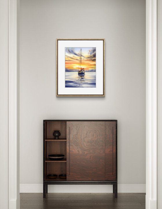 Golden hour on a yacht #2