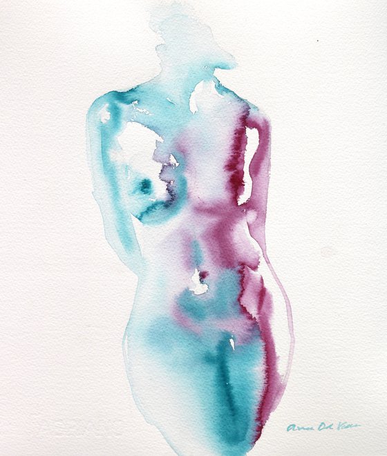 Nude painting "In Fluid Form XV"