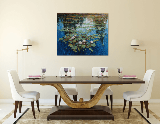 White Water Lilies Pond