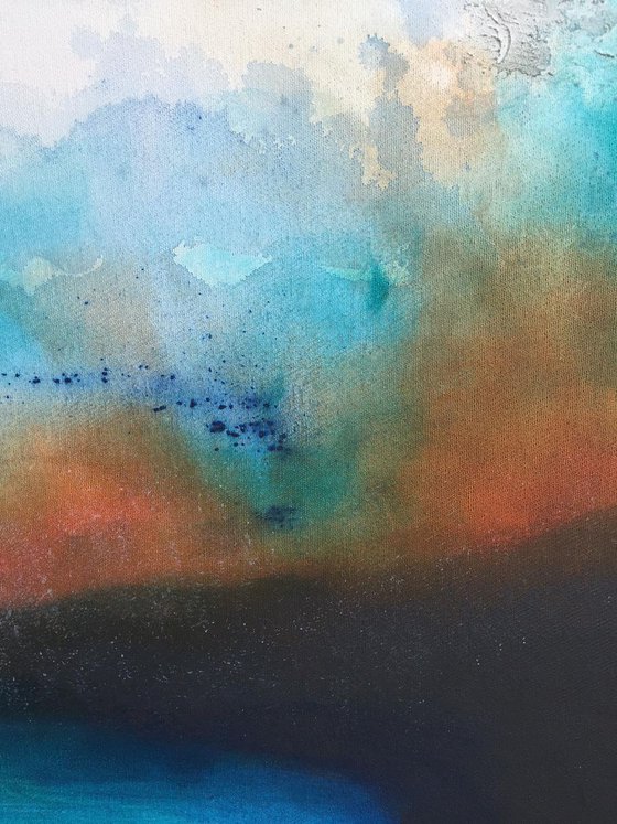 sunrise seascaping (150 x 60 cm )