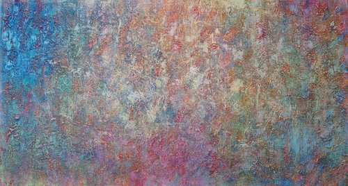 Abstract,red,blue,orange,green,christmas sale was 1300 USD now 945 USD. by Viorel Scoropan