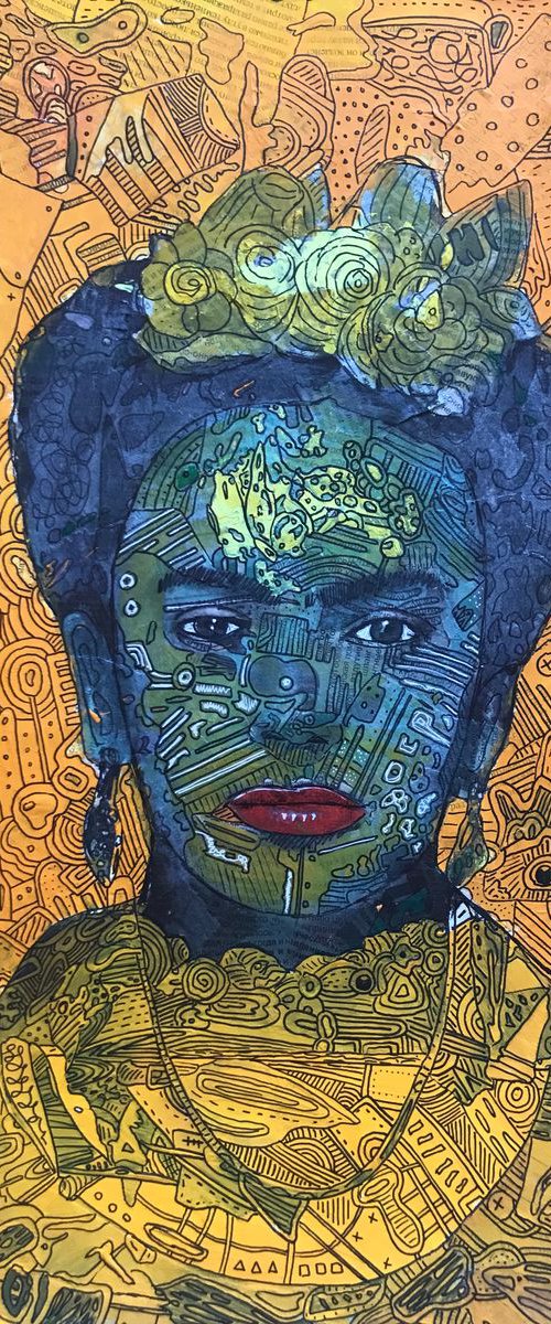 Yellow Frida # 2 by Pavel Kuragin