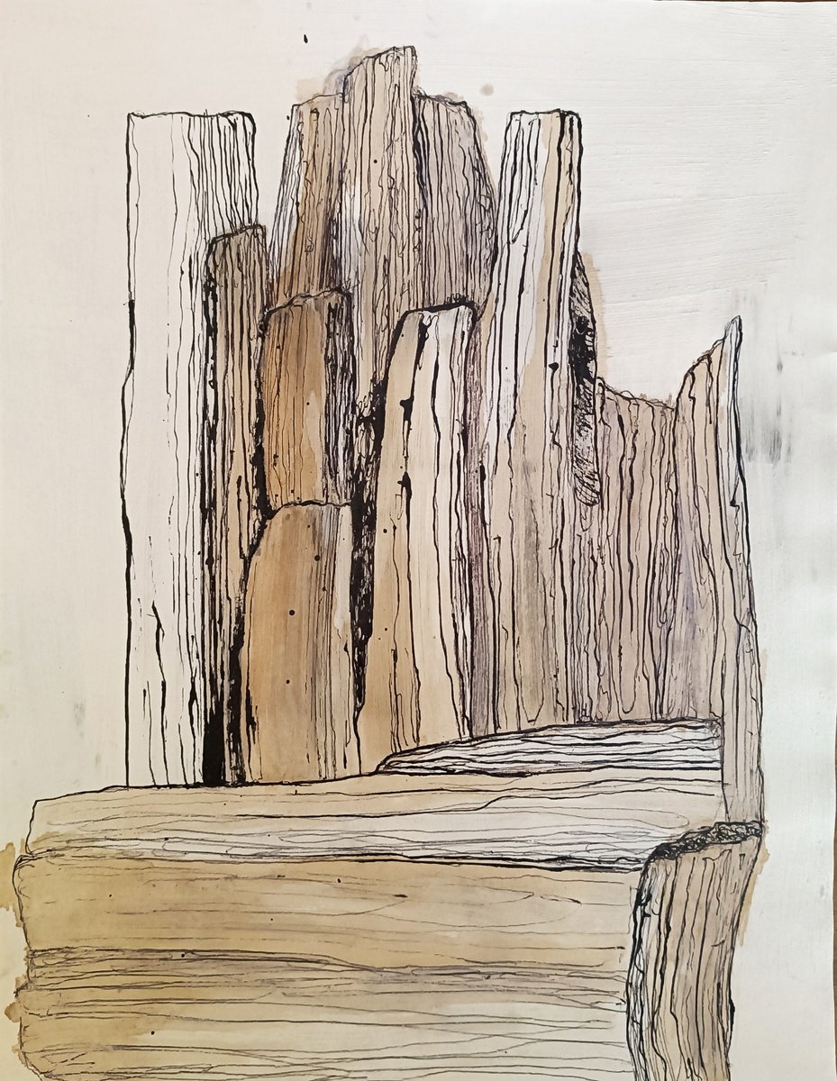 Organic Drawing , Schizzi By Isabellangela Germinario, 12 X 16, Artwork For Sale On Artfinder