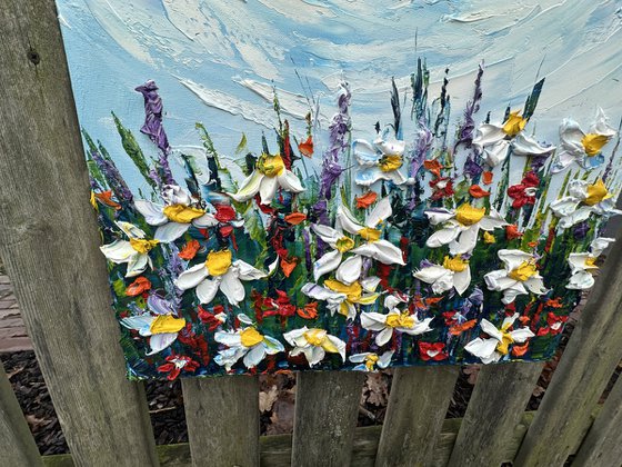 Wild Flowers deep impasto