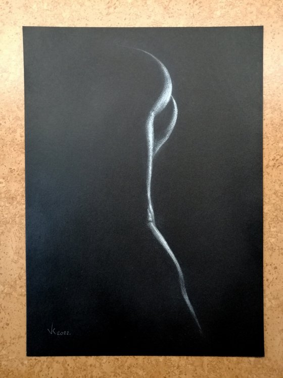 Nude noir #261 (21X29)cm