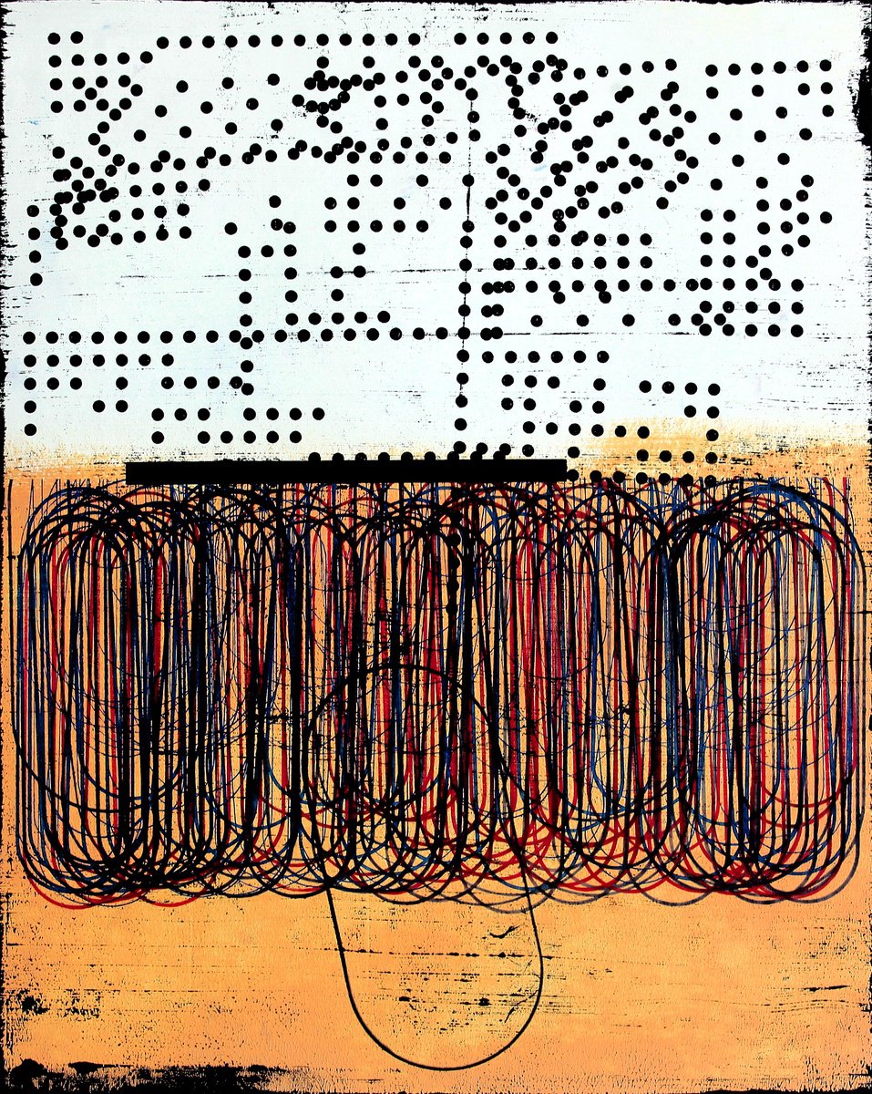 Expressive Painting , Entropy Zone 9. By Petr Strnad, 16 X 20, Artwork For Sale On Artfinder