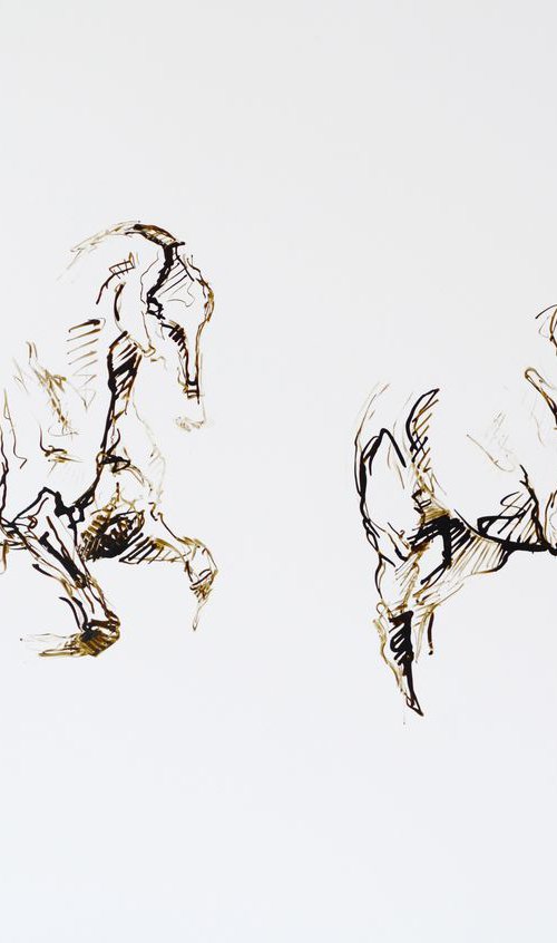 Equine Nude 8a by Benedicte Gele