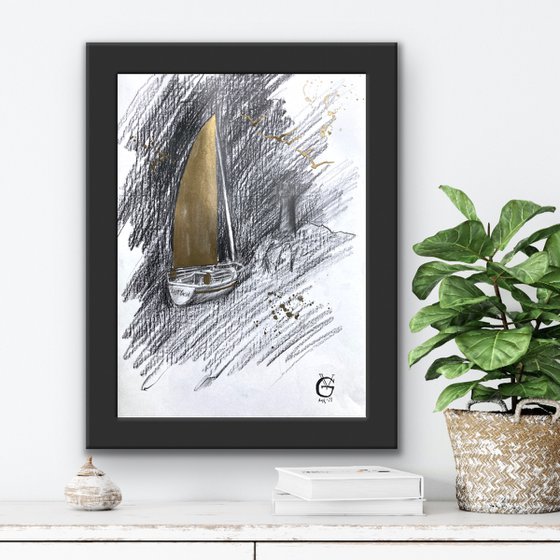 Antique Gold Sails