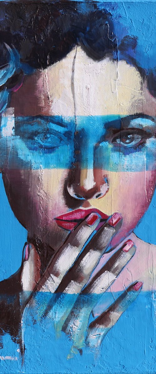 blue feeling by Donatella Marraoni