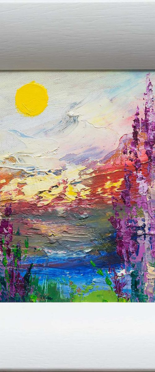 'Sunrise by the Lake II' by Ewa Czarniecka