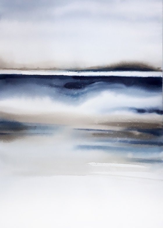 North Sea #1 - abstract art – abstract landscape -  abstract seascape