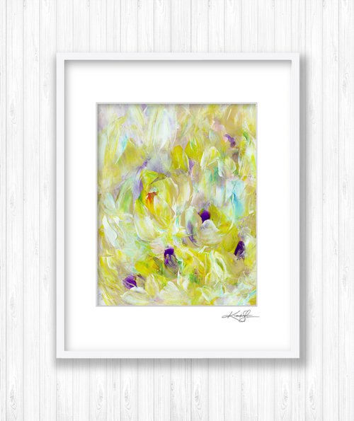 Tranquility Blooms 14 - Flower Painting by Kathy Morton Stanion by Kathy Morton Stanion