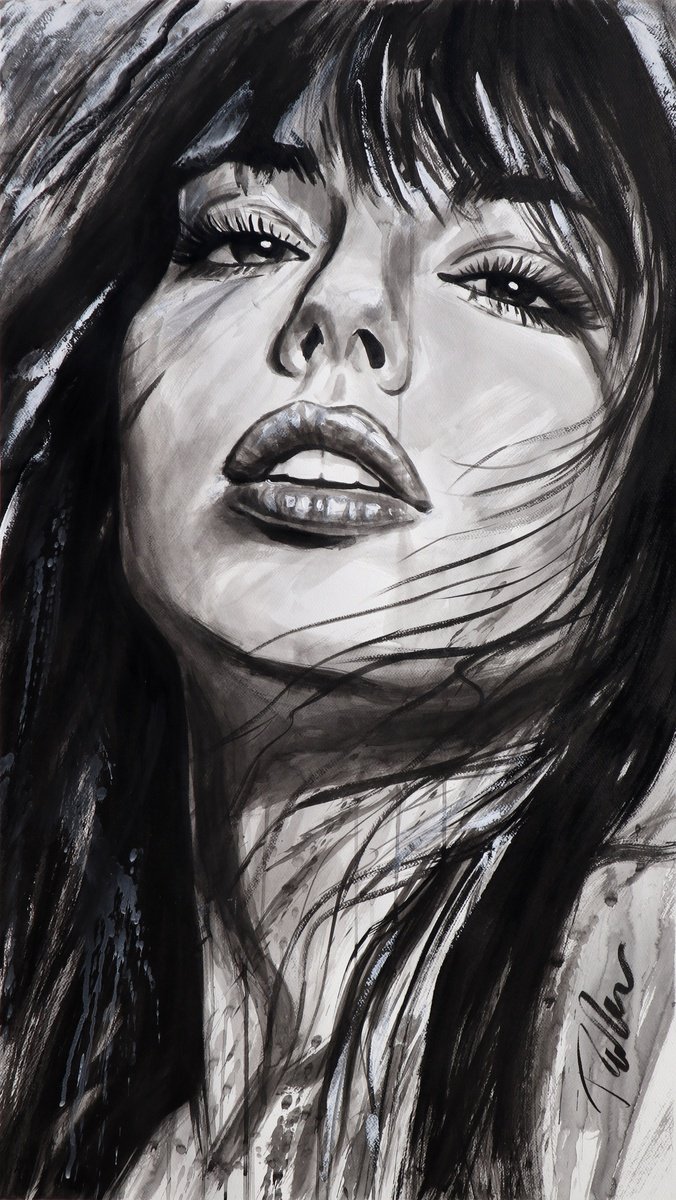 Urban And Pop Ink Drawing , Exciting Feeling By Tashe, 24 X 41, Artwork For Sale On Artfinder