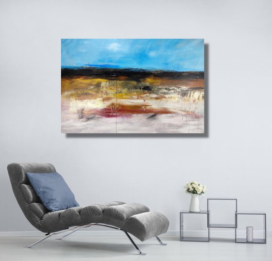 large paintings for living room/extra large painting/abstract Wall Art/original painting/painting on canvas 120x80-title-c720