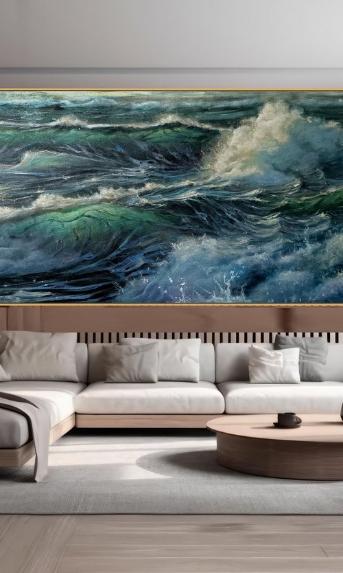 Ocean waves2 by Vishalandra Dakur