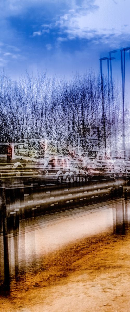 Traffic Jam Limited Edition 1/50 10x10 inch Photographic Print. by Graham Briggs