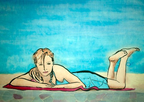 Sea girl by Marcel Garbi