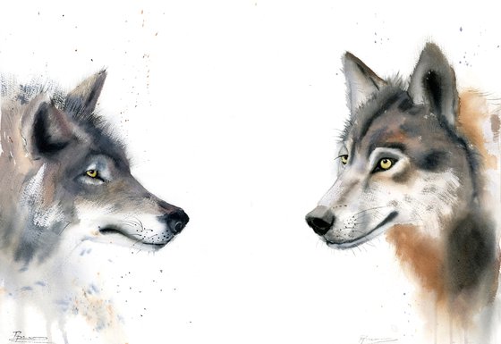 Wolf - Diptych