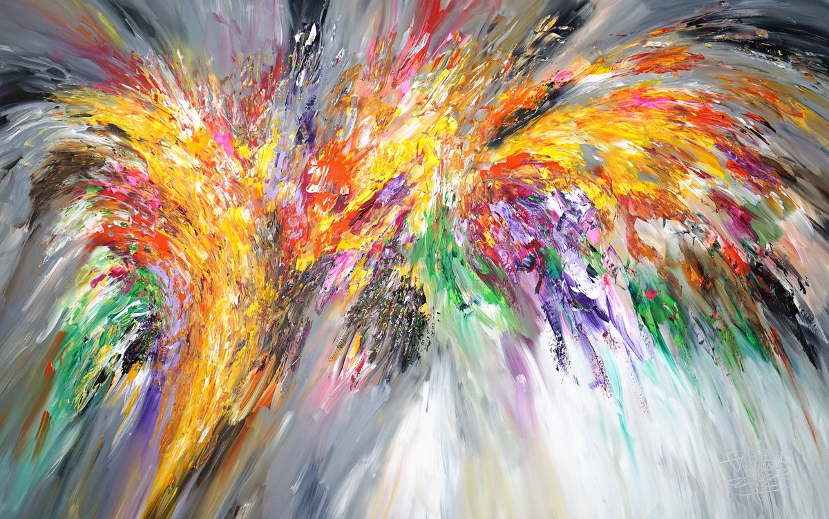 Magical Abstraction Xxxl 1 By Peter Nottrott, 94 X 59, Artwork For Sale On Artfinder