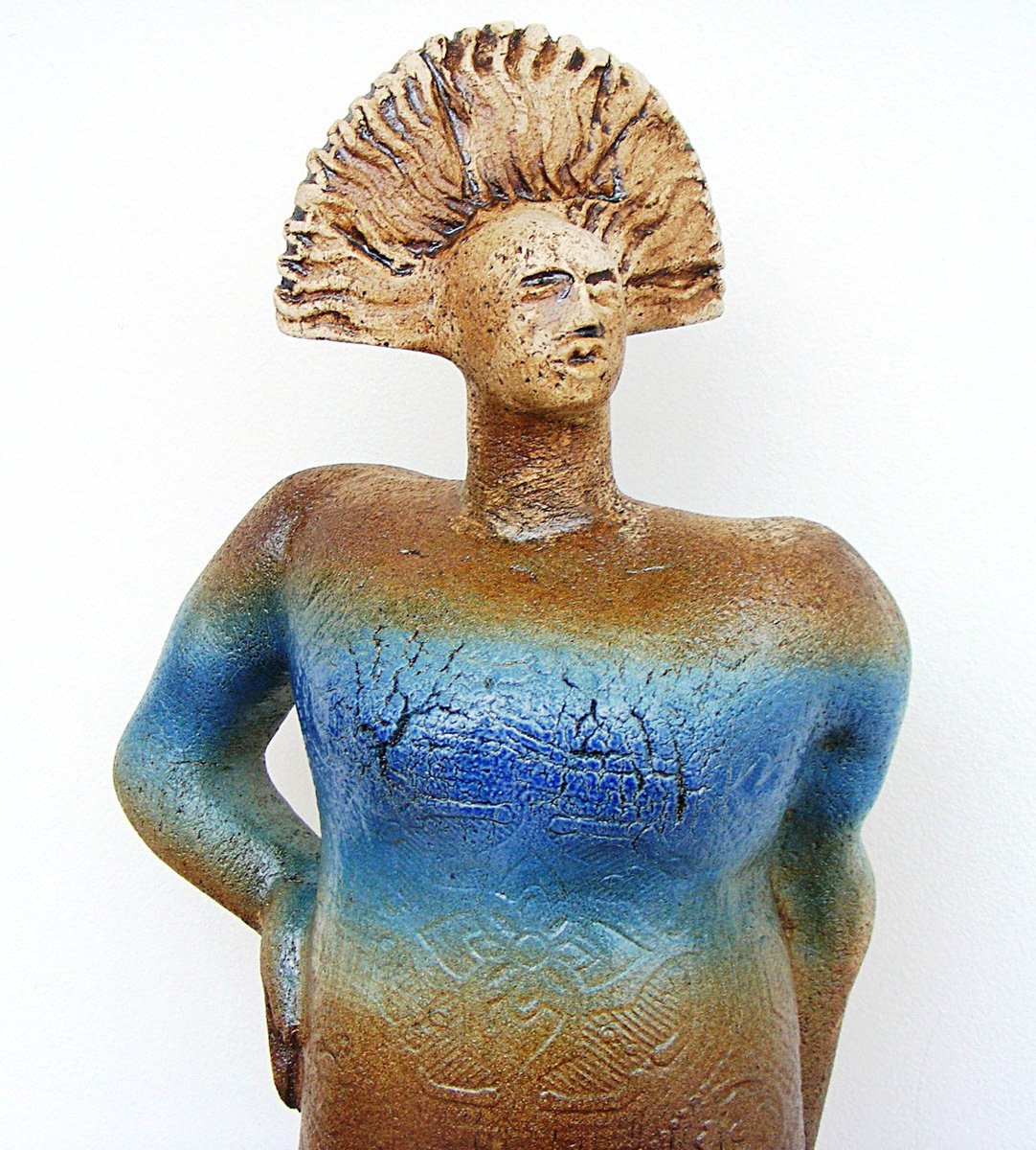 Ceramic Sculpture - Semele, an Immortal and Goddess by Dick Martin