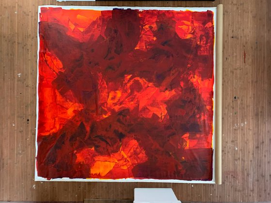 Red abstract 4424 Terra M