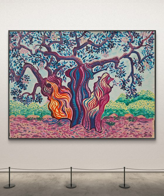 Between Worlds, an Olive Tree