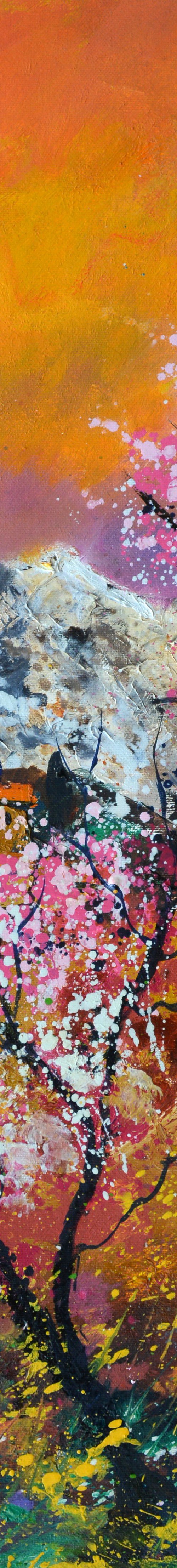 Blooming cherry trees Provence by Pol Henry Ledent