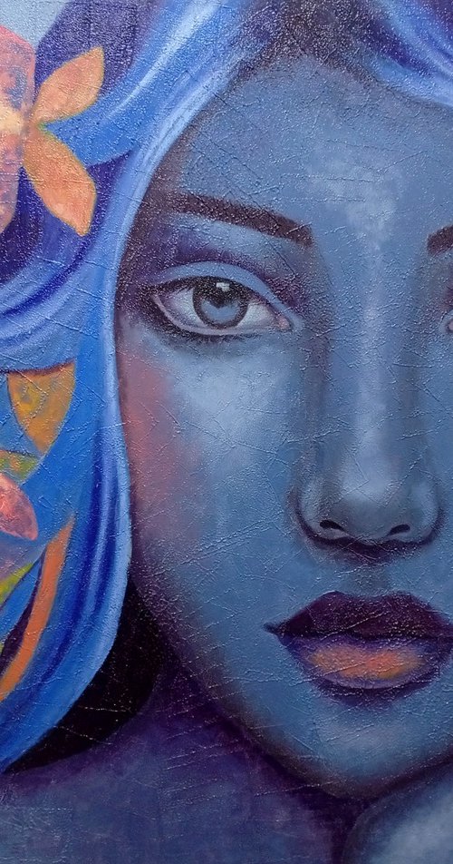 Butterfly woman by Lola Juan