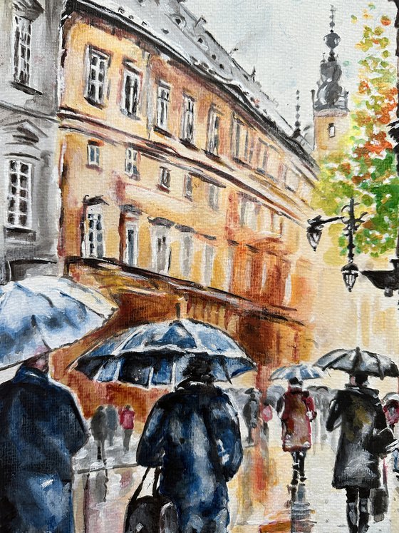 Rainy Day in Krakow