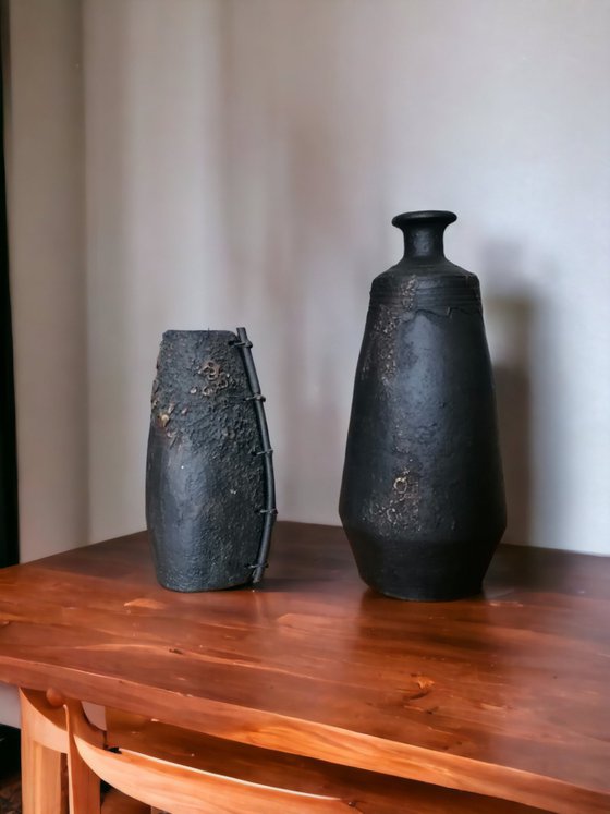 Wabi-Sabi  medium Ceramic vase