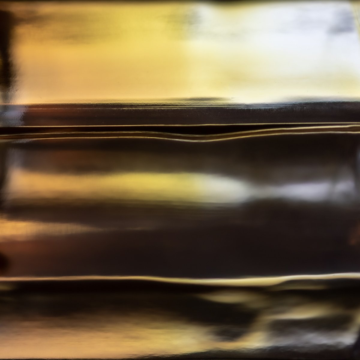 Abstract Landscape Photograph By Sven Pfrommer, 41 X 41", Fluid Horizon Xlii - Seascape Photoart, Original Artwork