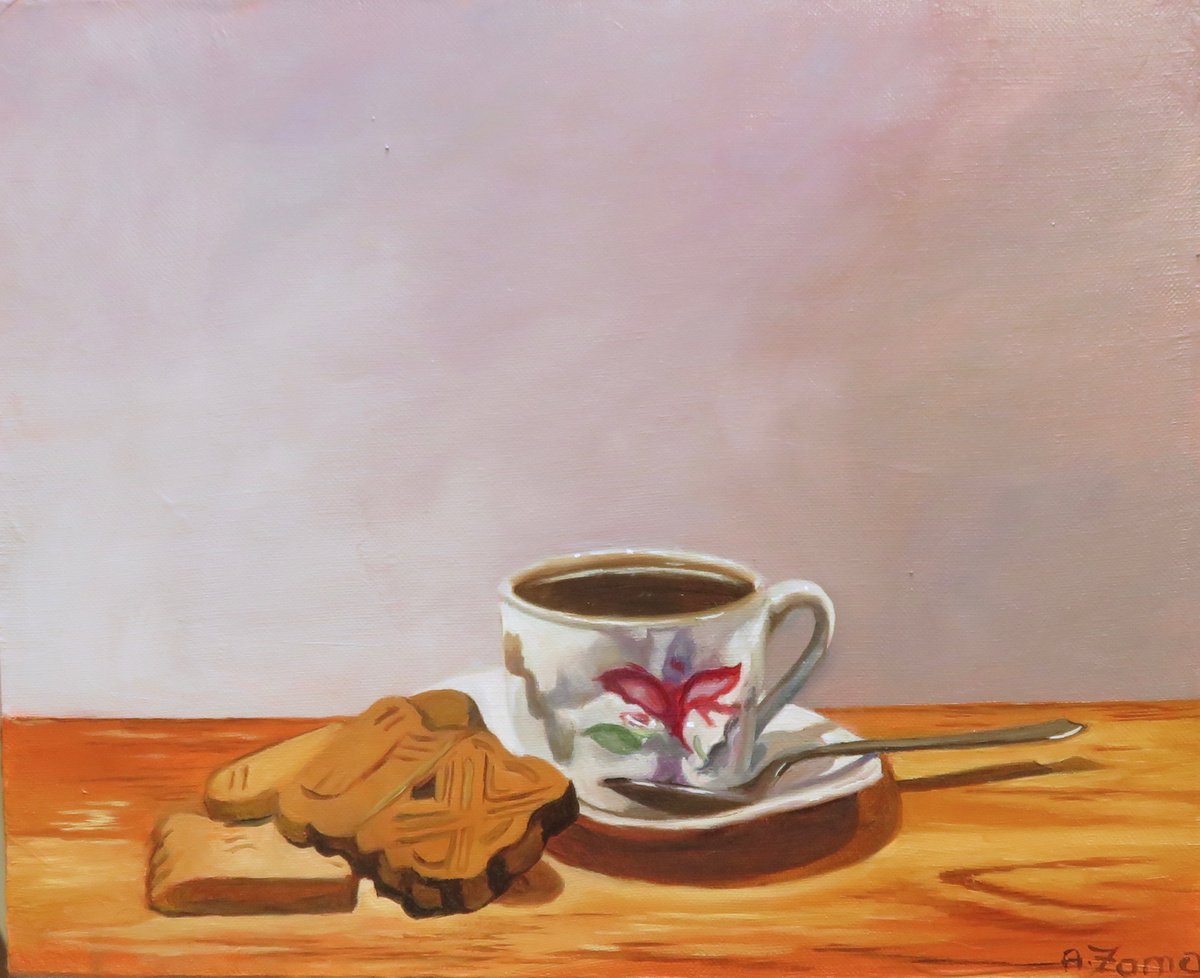 Coffee and speculoos by Anne Zamo