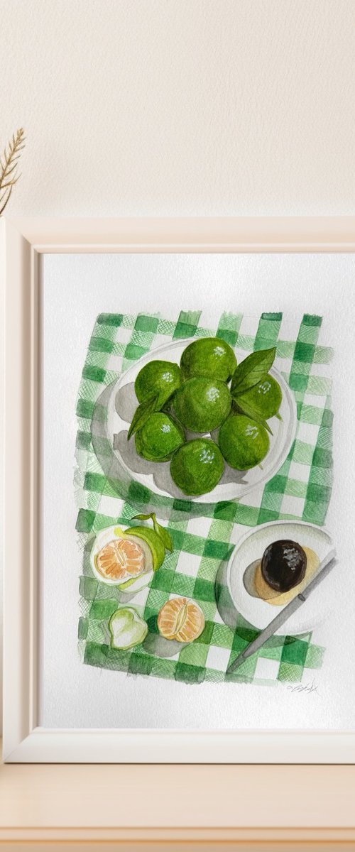 Lime Picnic by Amelia Taylor