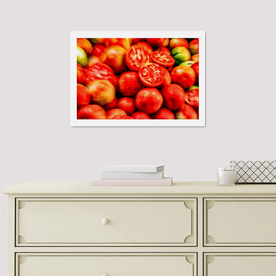 Tomatoes 2. Abstract Limited Edition 1/50 15x10 inch Photographic Print